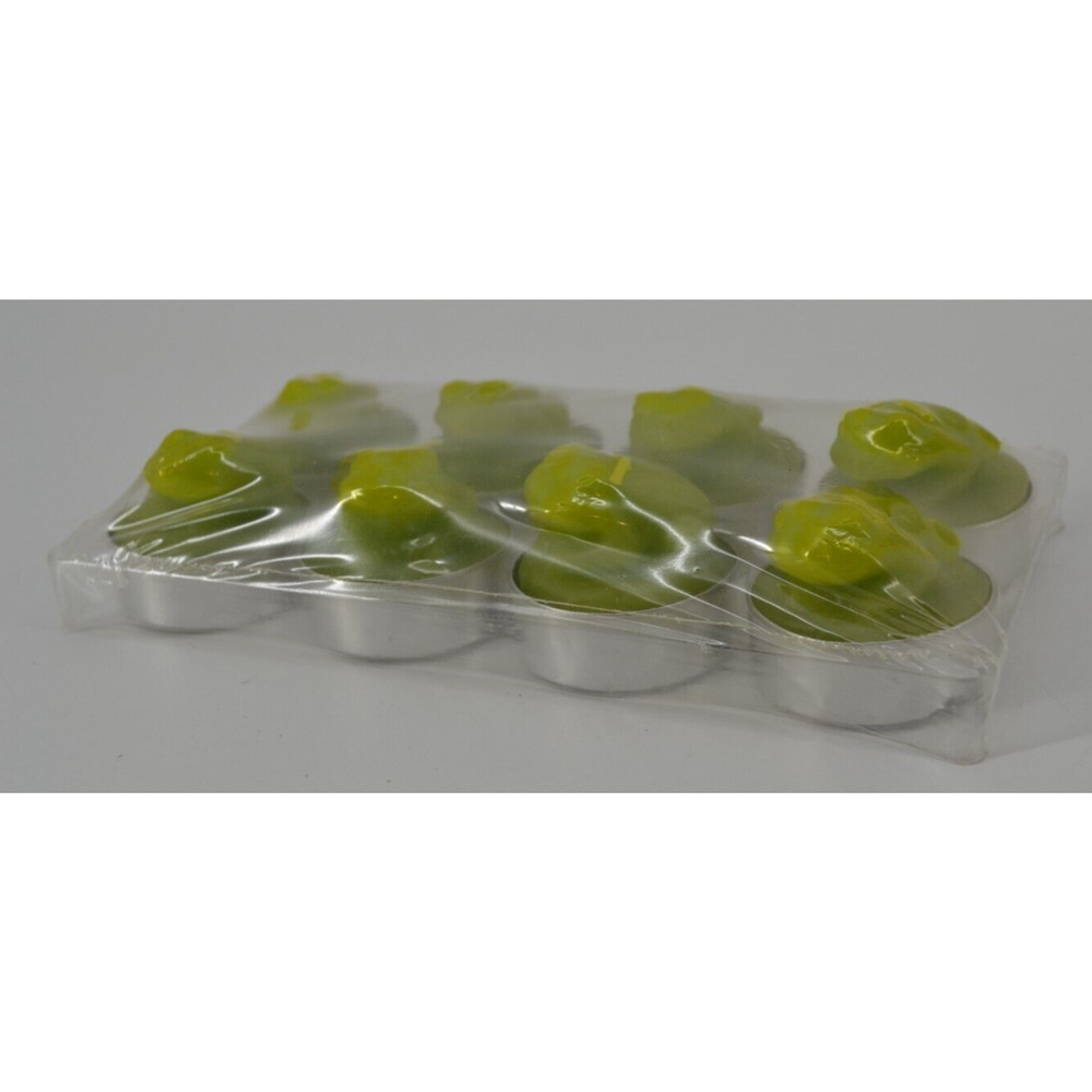 frog tea lights candles Green Home Decor Pond Light Set of 8 Halloween